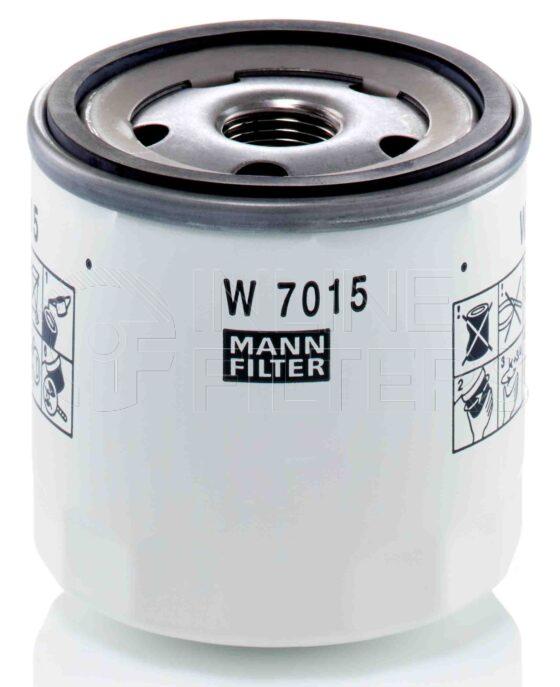 Mann W 7015. Filter Type: Lube.