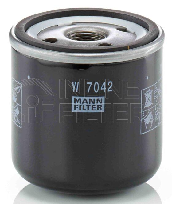 Mann W 7042. Filter Type: Lube.