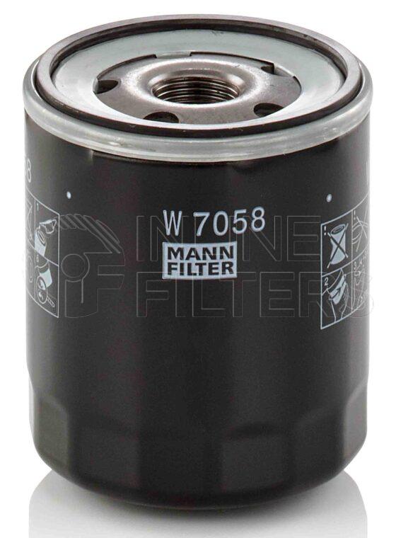 Mann W 7058. Filter Type: Lube.