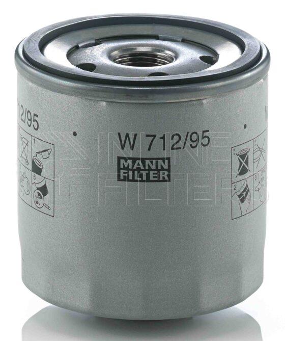 Mann W 712/95. Filter Type: Lube.