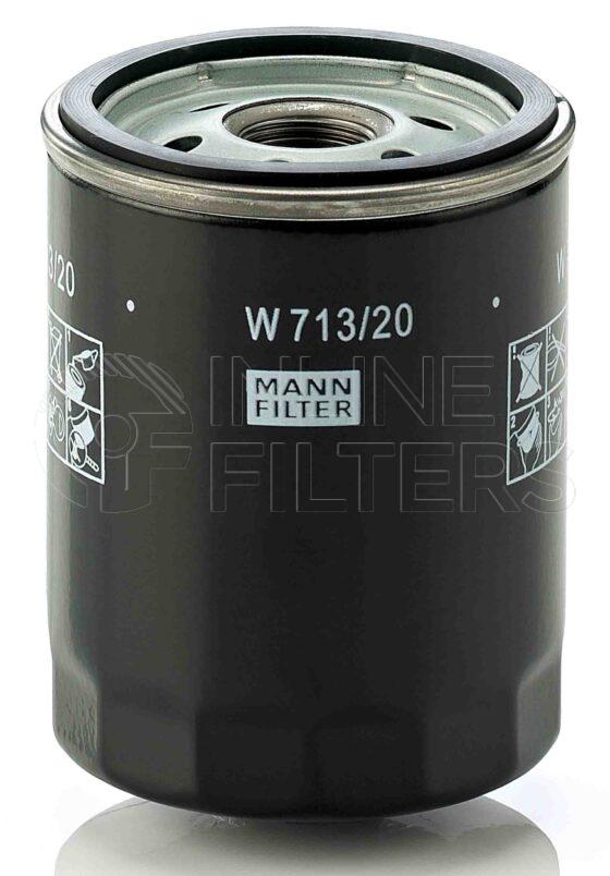 Mann W713/20. Filter Type: Lube