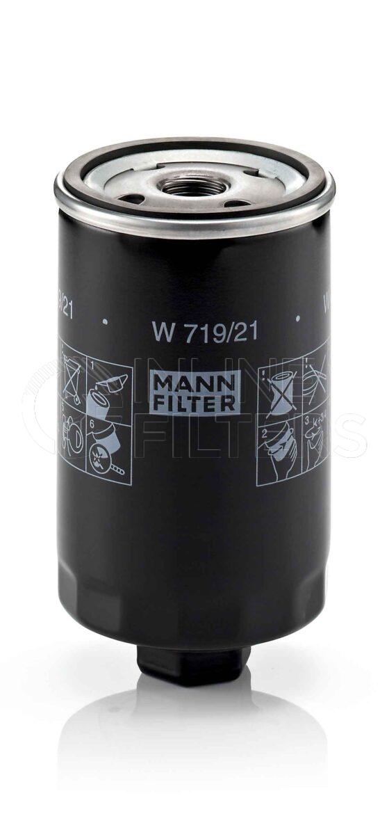 Mann W 719/21. Filter Type: Lube.