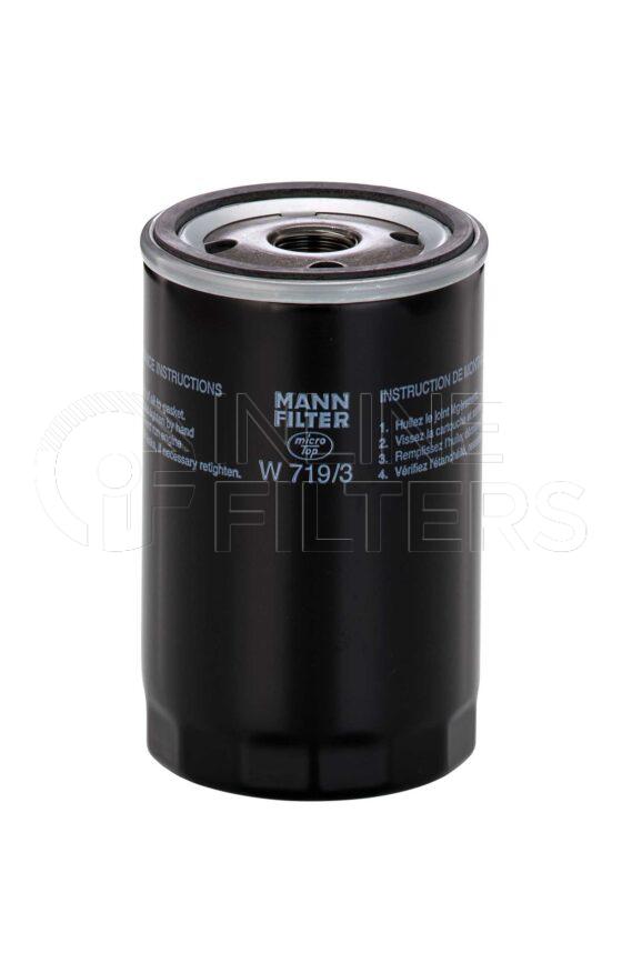 Mann W 719/3. Filter Type: Lube.