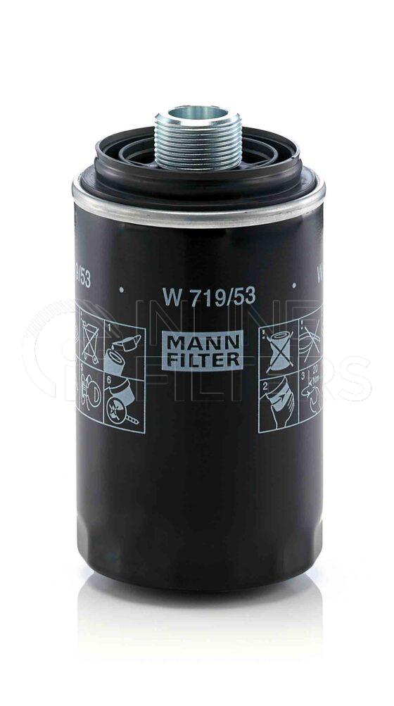 Mann W 719/53. Filter Type: Lube.