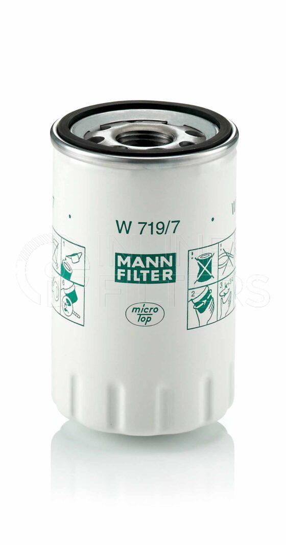 Mann W 719/7. Filter Type: Lube.