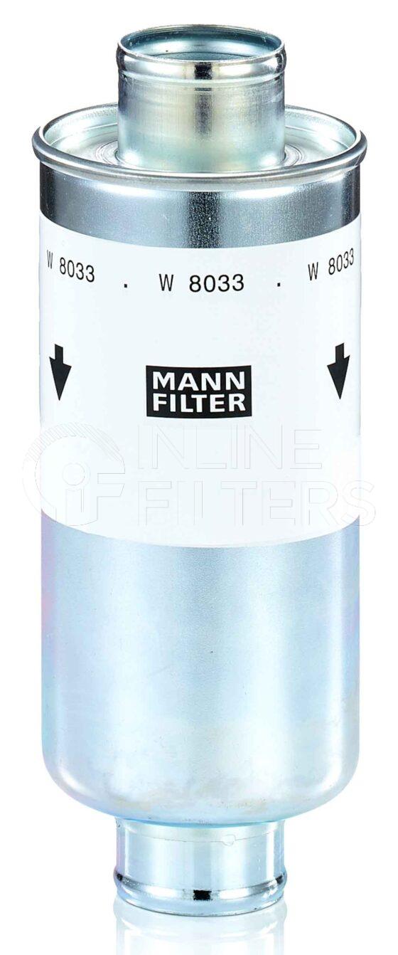 Mann W 8033. Filter Type: Lube.