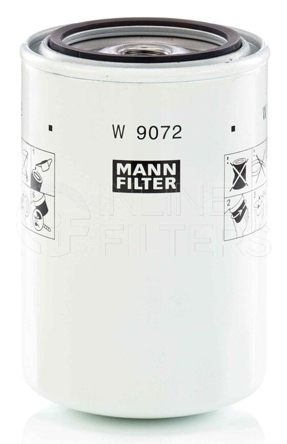 Mann W 9072. Filter Type: Lube.