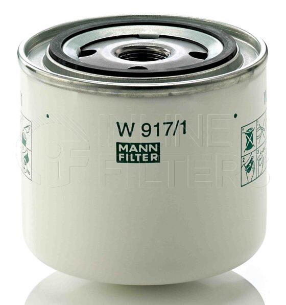 Mann W 917/1. Filter Type: Lube.
