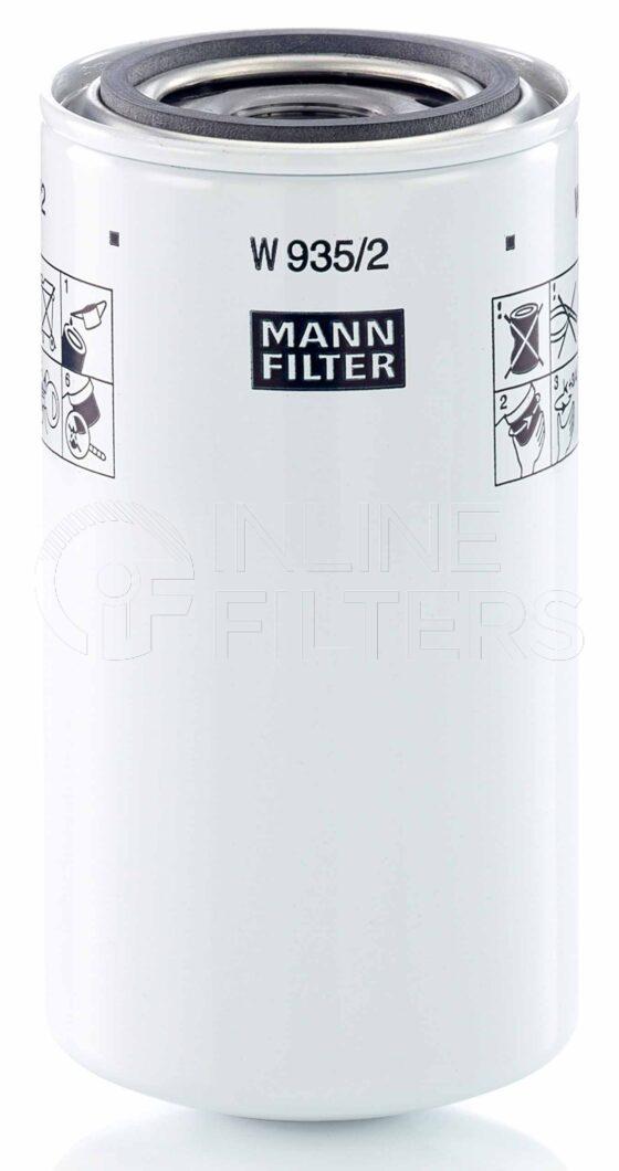 Mann W 935/2. Filter Type: Hydraulic.