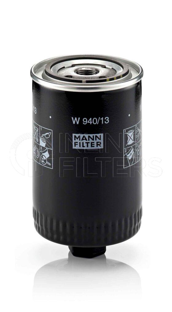 Mann W 940/13. Filter Type: Lube.