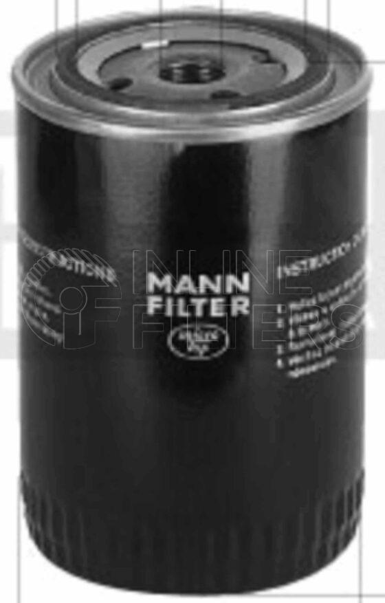 Mann W 950/38. Lube Filter Product – Brand Specific Mann – Spin On Product Spin on lube filter Filter Removal Tool FMH-LS9 Removal Tool Kit FMH-LSK01-9