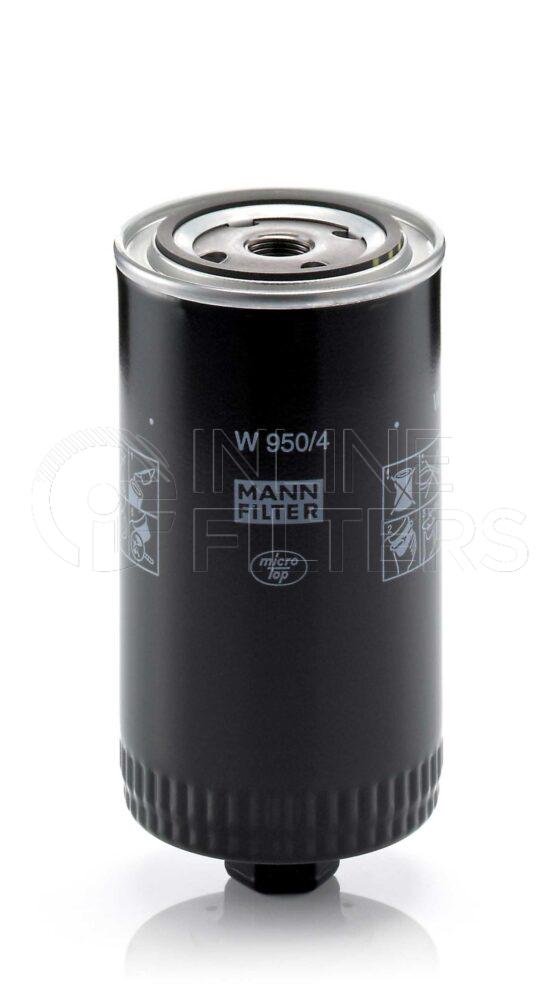 Mann W 950/4. Filter Type: Lube.