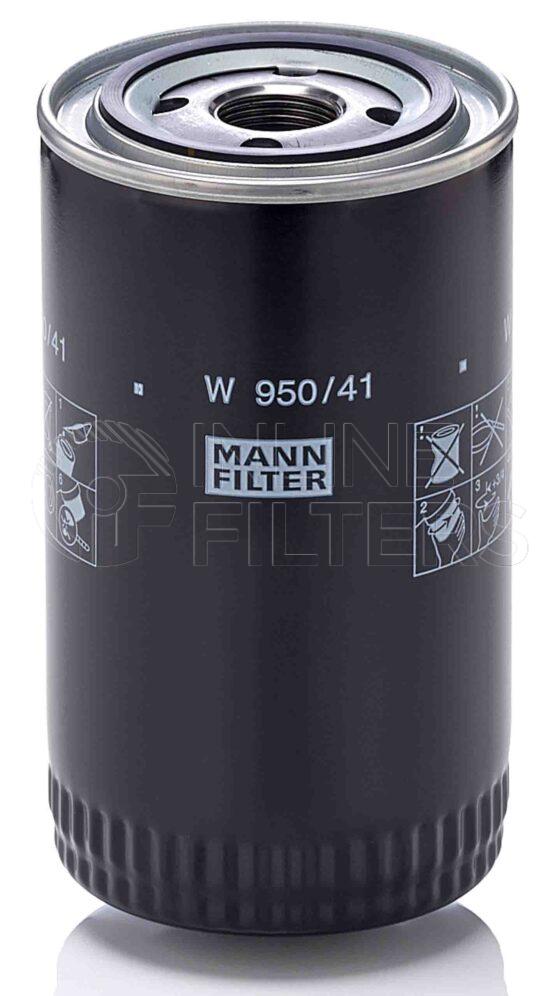 Mann W 950/41. Filter Type: Lube.