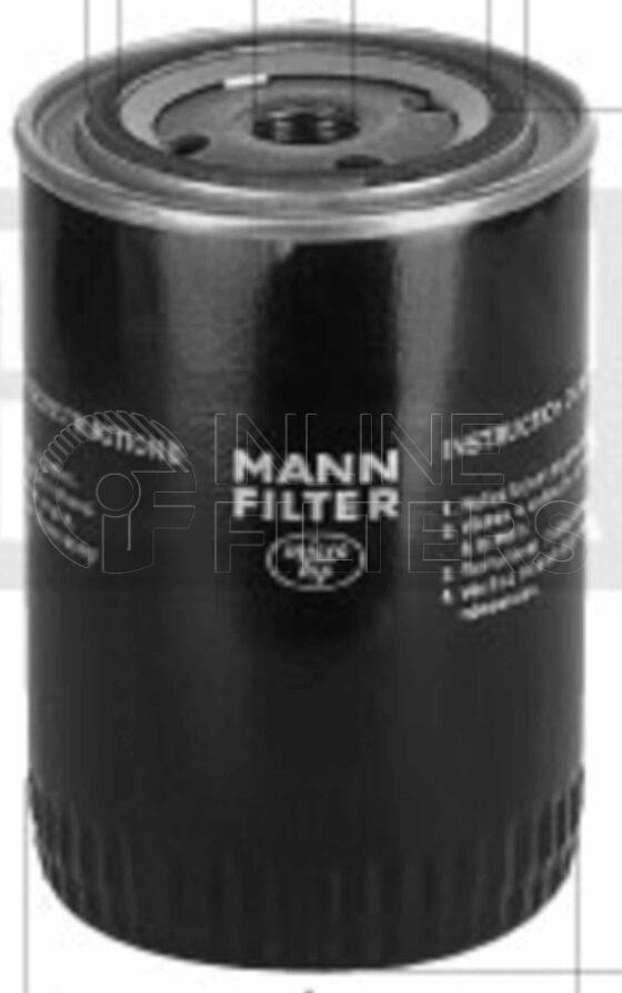Mann WA 9110. Water Filter Product – Brand Specific Mann – Spin On Product Mann filter product Filter Type Water. Coolant Liquid