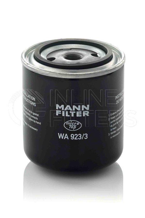Mann WA 923/3. Filter Type: Water. Coolant Liquid.