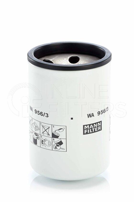 Mann WA 956/3. Water Filter Product – Brand Specific Mann – Spin On Product Mann filter product Filter Type Water. Coolant Liquid