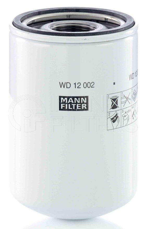 Mann WD 12 002. Filter Type: Hydraulic.