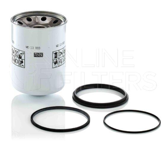 Mann WD 13 003 X. Hydraulic Filter Product – Brand Specific Mann – Spin On Product Mann filter product