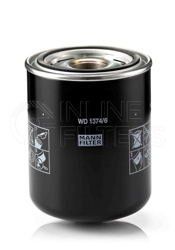 Mann WD 1374/6. Filter Type: Hydraulic.