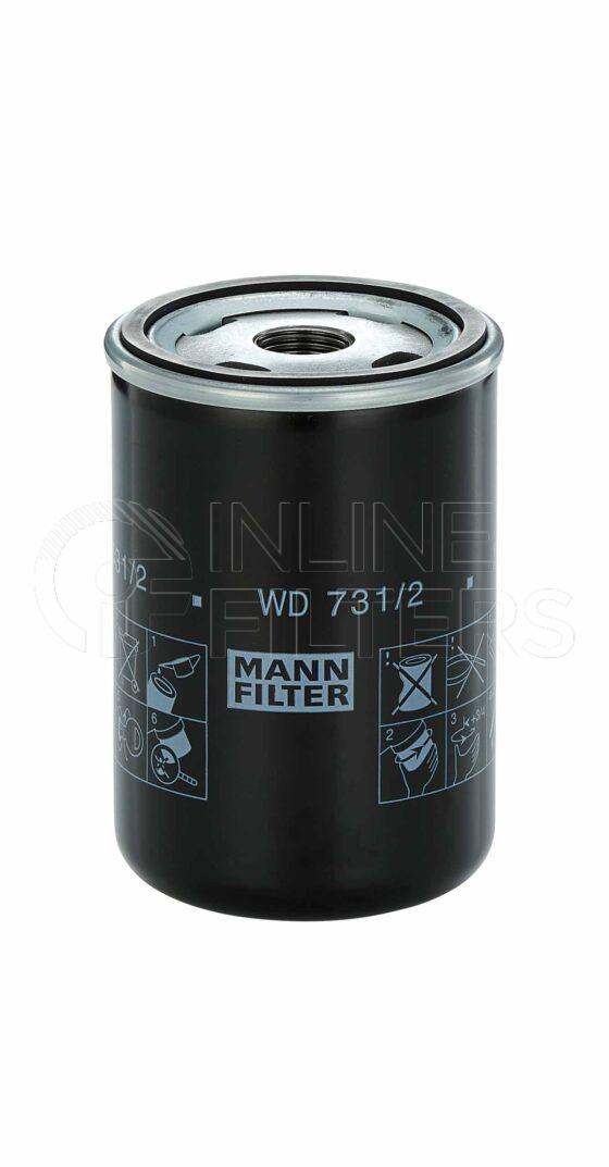 Mann WD 731/2. Filter Type: Lube.