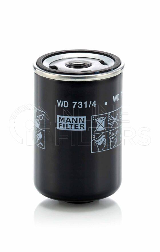 Mann WD 731/4. Filter Type: Lube.