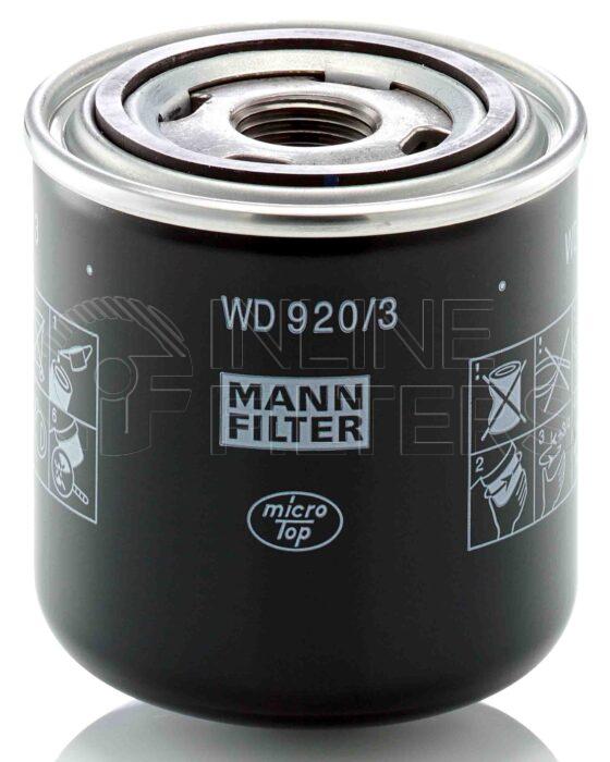 Mann WD 920/3. Details: Type: Transmission.