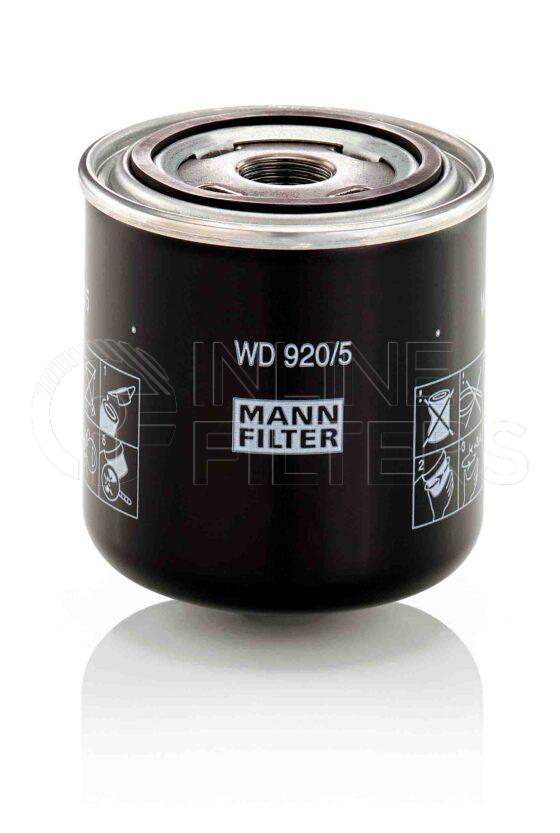 Mann WD 920/5. Filter Type: Hydraulic.
