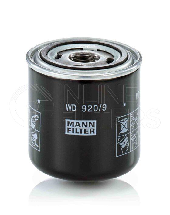 Mann WD 920/9. Filter Type: Hydraulic.