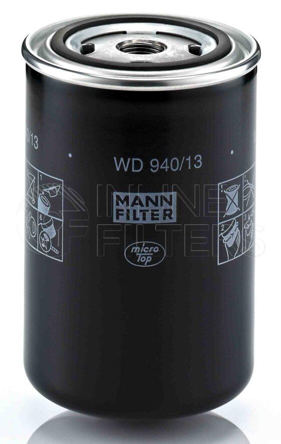 Mann WD 940/13. Filter Type: Lube.
