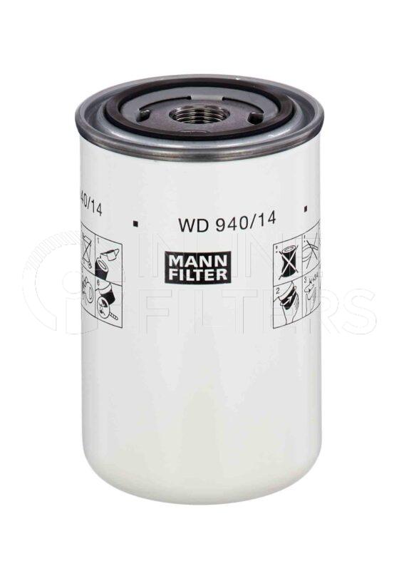 Mann WD 940/14. Filter Type: Lube.