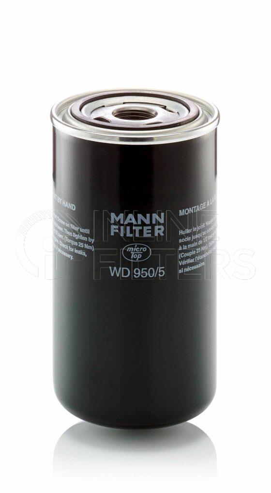 Mann WD 950/5. Filter Type: Hydraulic.