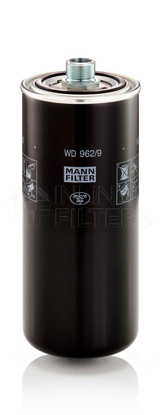 Mann WD 962/9. Filter Type: Hydraulic. Transmission.