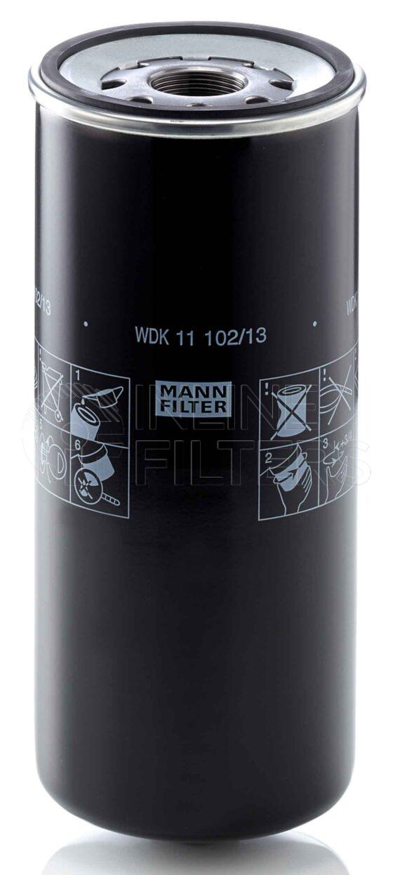 Mann WDK 11 102/13. Filter Type: Fuel.