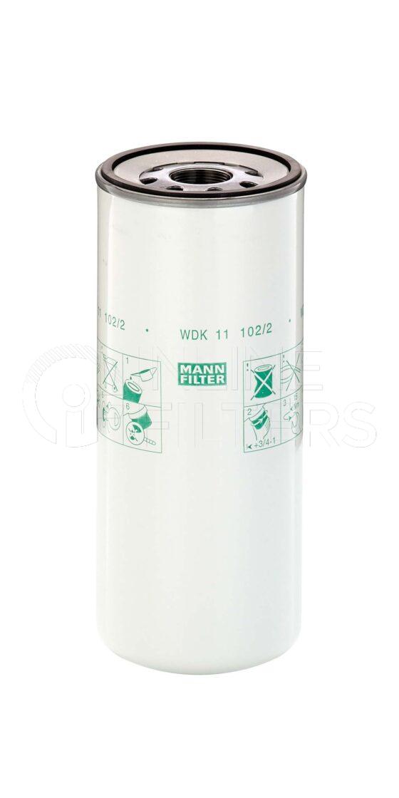 Mann WDK 11 102/2. Filter Type: Fuel.