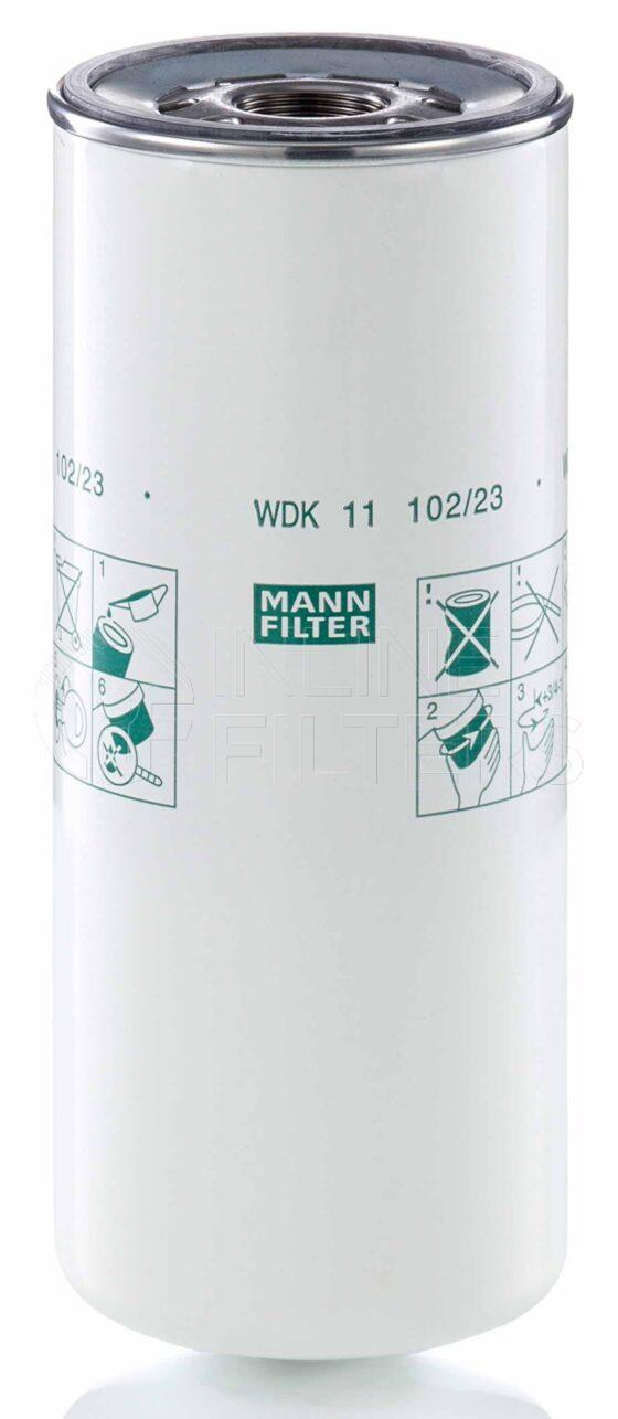 Mann WDK 11 102/23. Filter Type: Fuel.