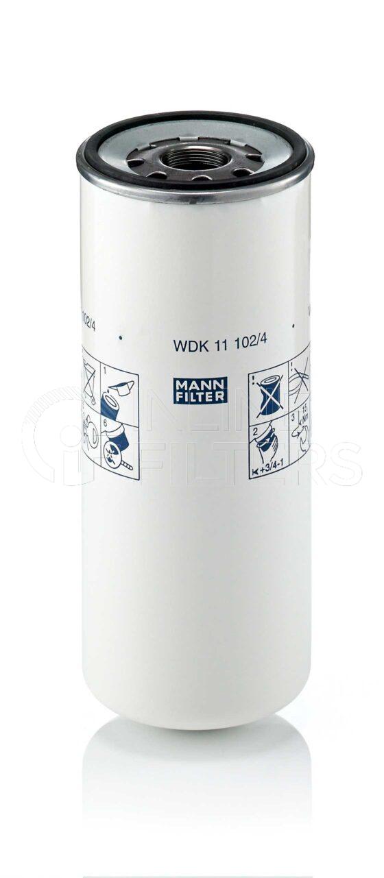 Mann WDK 11 102/4. Filter Type: Fuel.