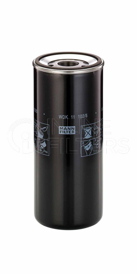 Mann WDK 11 102/5. Filter Type: Fuel.
