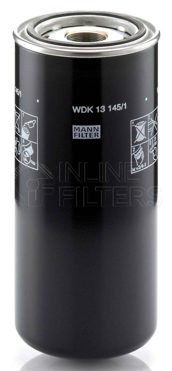 Mann WDK 13 145/1. Filter Type: Fuel.