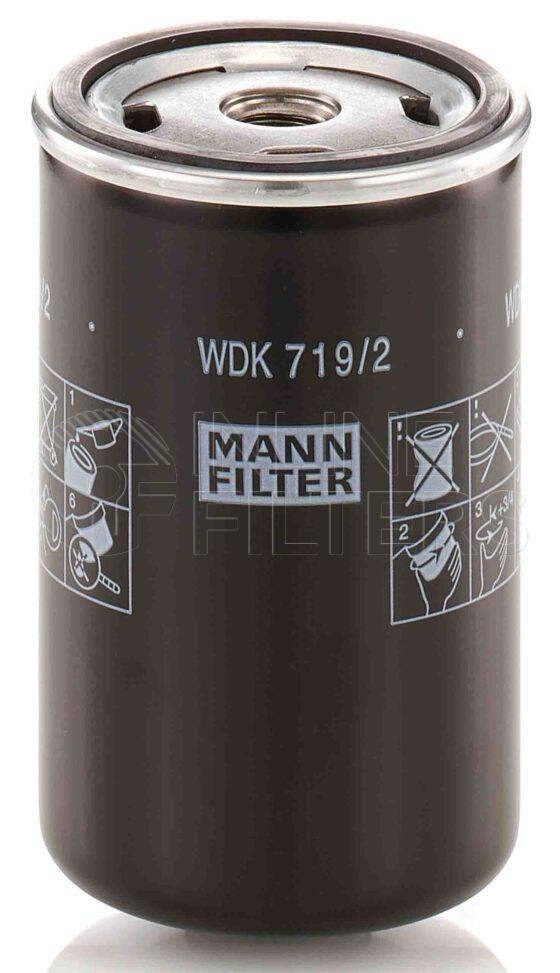 Mann WDK 719/2. Filter Type: Fuel.