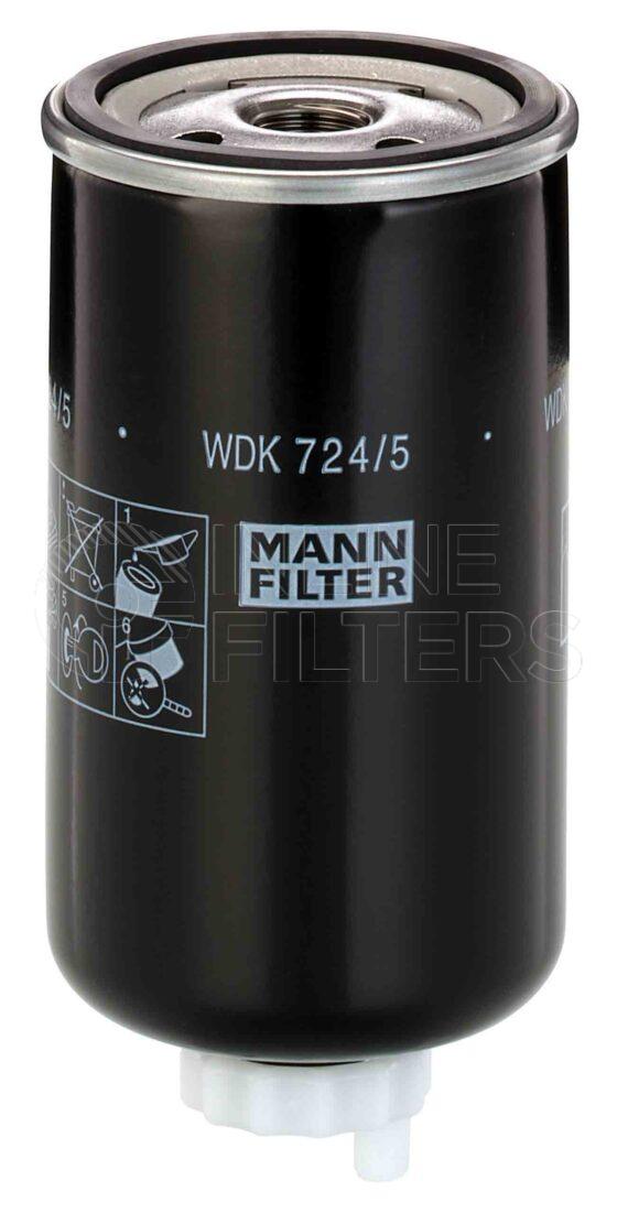 Mann WDK 724/5. Filter Type: Fuel.