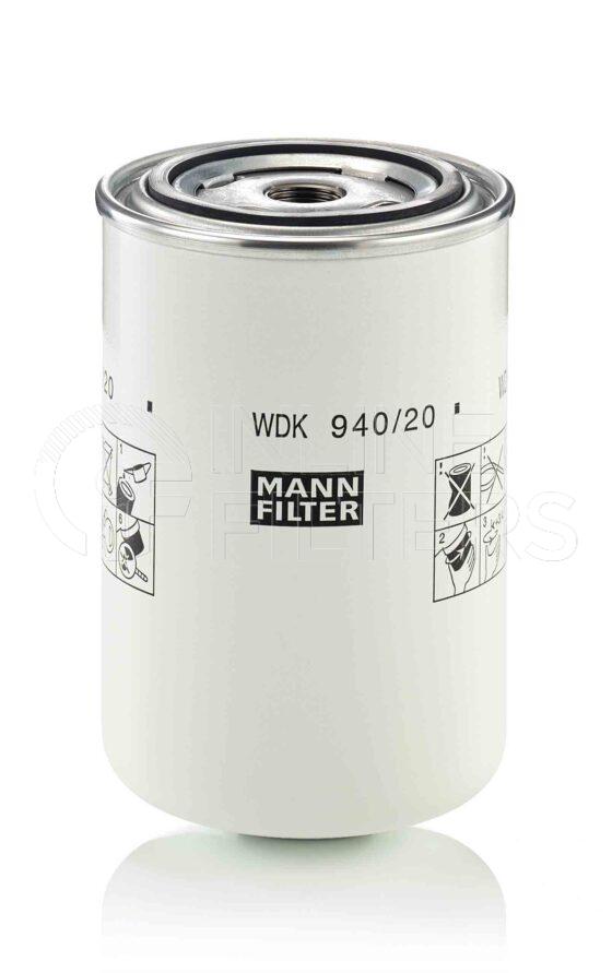 Mann WDK 940/20. Filter Type: Fuel.