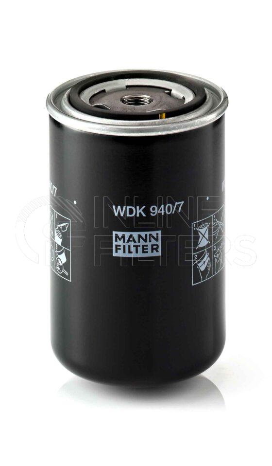 Mann WDK 940/7. Filter Type: Fuel.