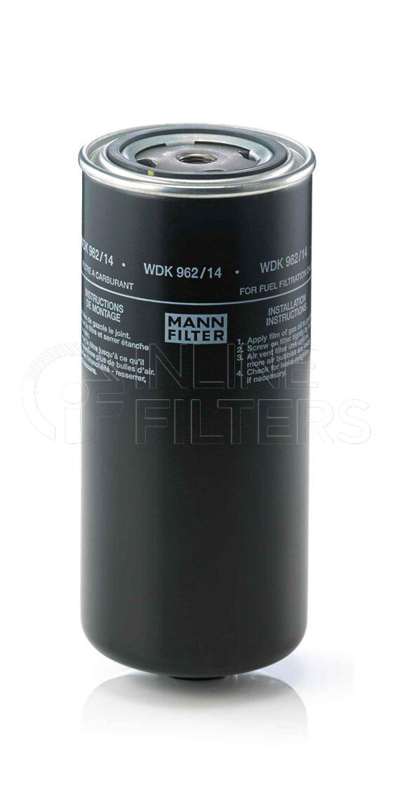 Mann WDK 962/14. Filter Type: Fuel.
