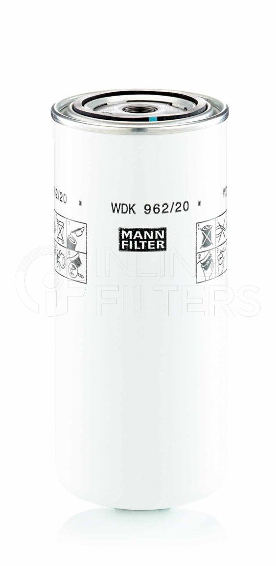 Mann WDK 962/20. Filter Type: Fuel.