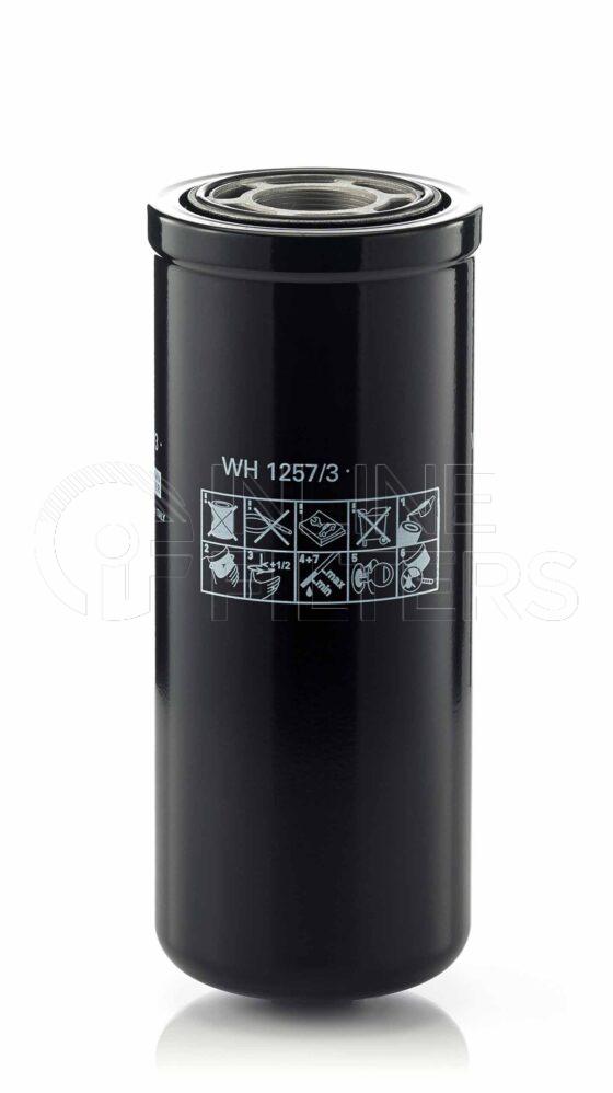 Mann WH 1257/3. Filter Type: Hydraulic. Transmission.