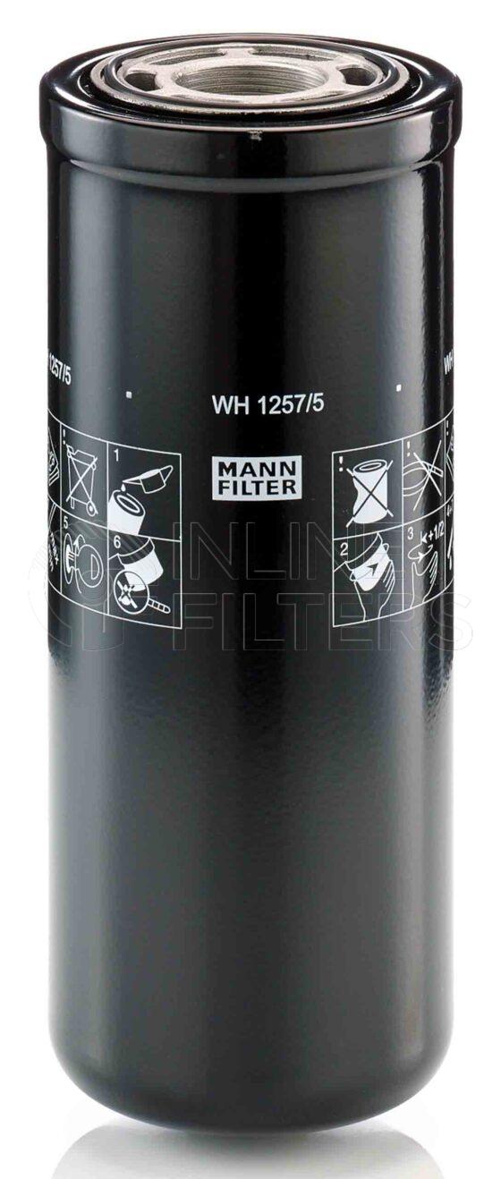 Mann WH 1257/5. Filter Type: Hydraulic.