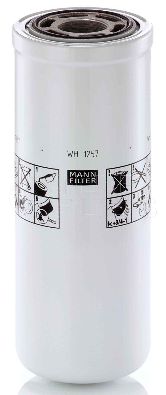 Mann WH 1257. Filter Type: Hydraulic.