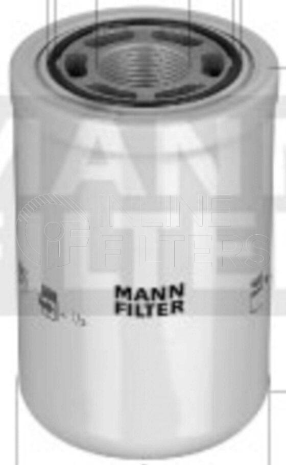 Mann WH 1262. Hydraulic Filter Product – Brand Specific – Mann Filter Type: Hydraulic. Transmission