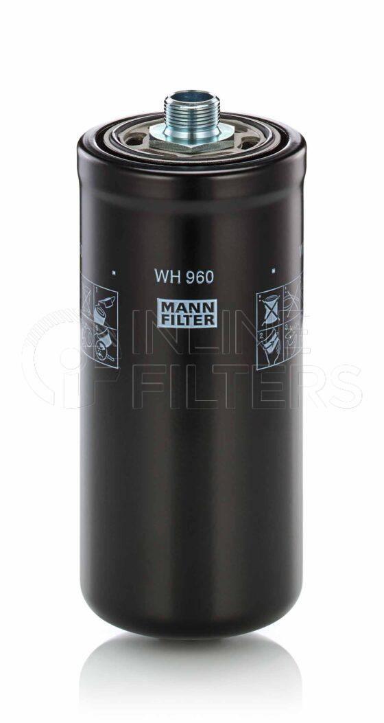 Mann WH960. Hydraulic Filter Product – Brand Specific Mann – Spin On Product Mann filter product