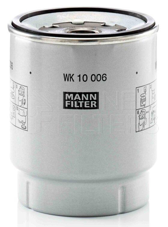 Mann WK 10 006 Z. Filter Type: Fuel.